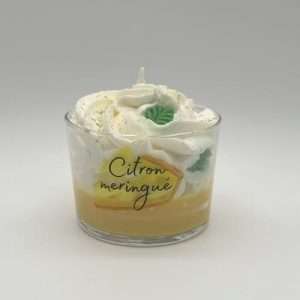 Bougie Chantilly Parfumée Citron Meringué