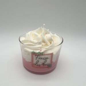 Bougie Chantilly Parfumée Fraise Des Bois
