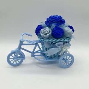 Composition bicyclette de Fondants parfumés fleur de coton