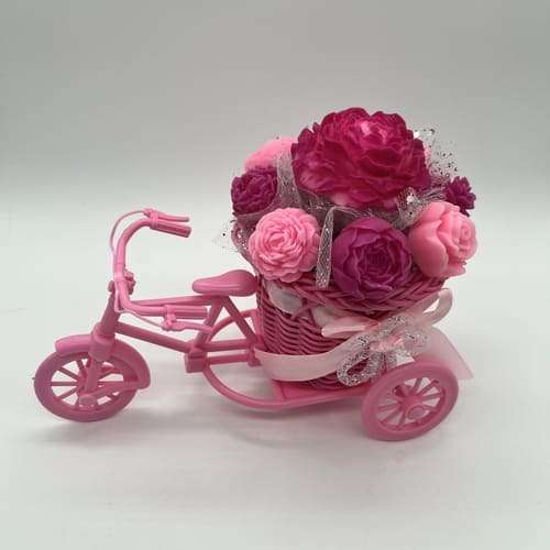 Composition bicyclette de Fondants parfumés Macaron Vanille – Image 2