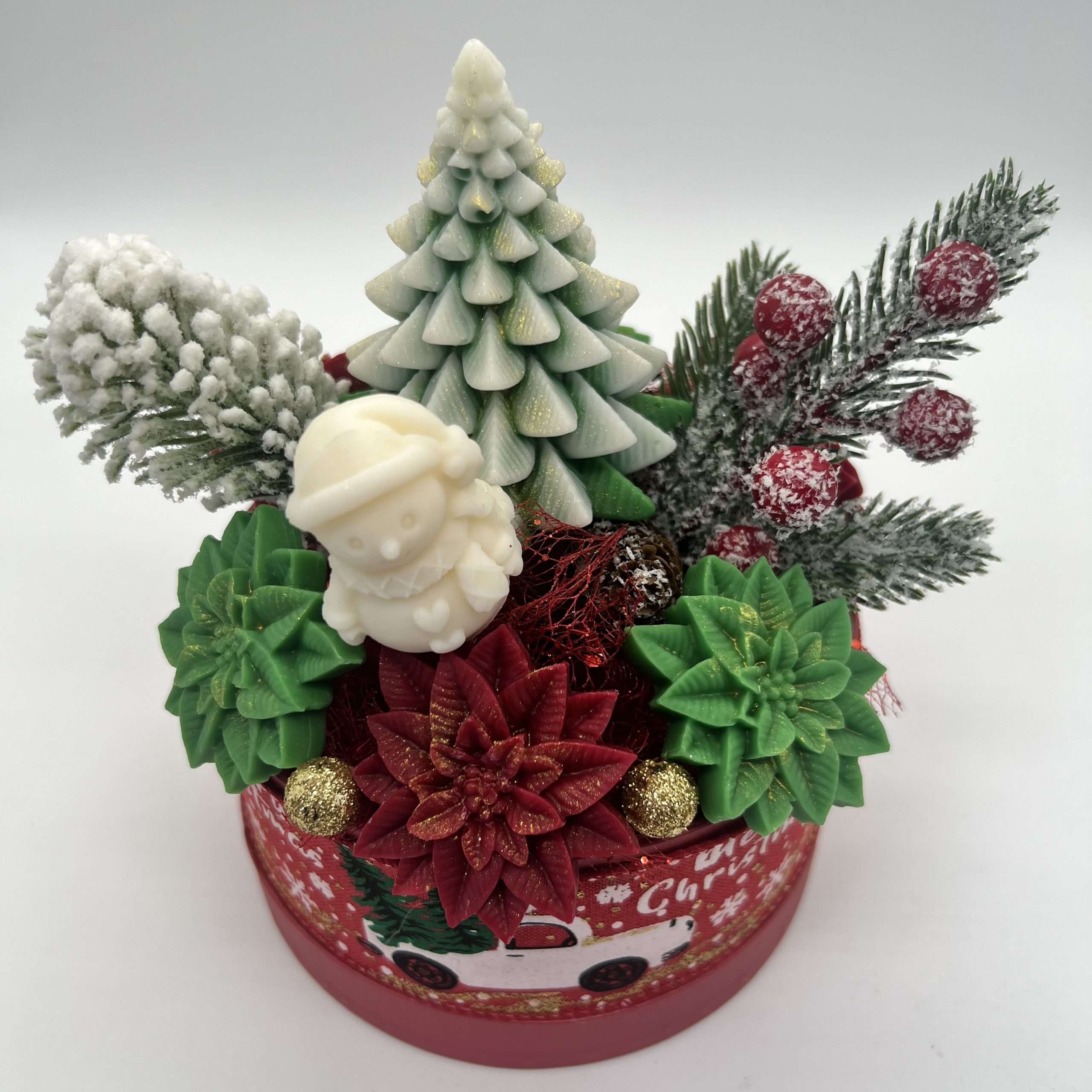 3- Composition de Noël Parfumée Sapin De Noël. Taille M – Image 2