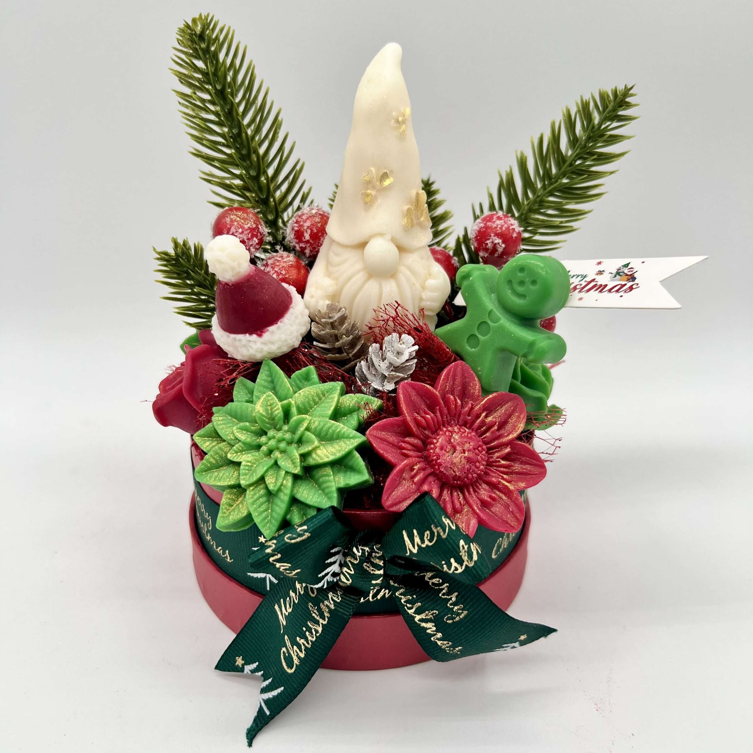 6 - Composition de Noël Parfumée Sapin De Noël. Taille M