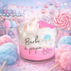 Bougie Chantilly Parfumée Barbe A papa