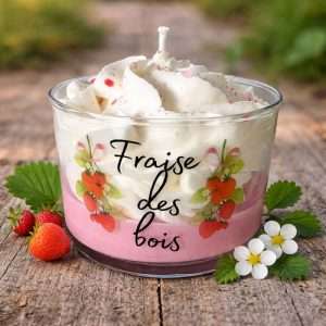 Bougie Chantilly Parfumée Fraise Des Bois