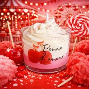 Bougie Chantilly Parfumée Pomme D'Amour