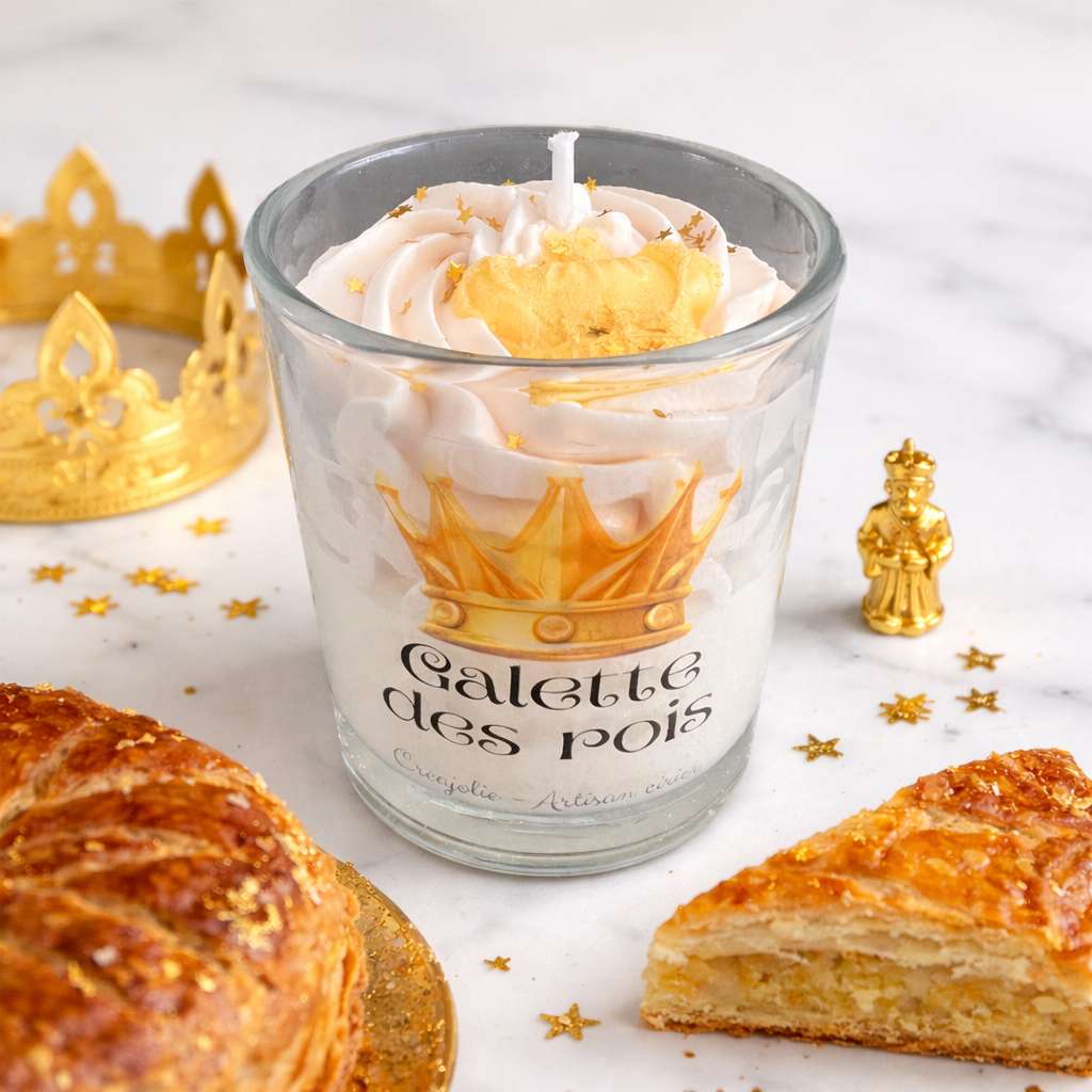 Bougie Chantilly Parfumée Galette des Rois