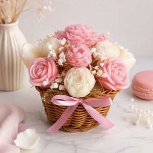 Panier de fondants Parfumés Macaron Vanille