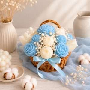 Panier de fondants Parfumés Fleur De Coton