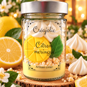 Bougie Chantilly Parfumée Citron Meringué